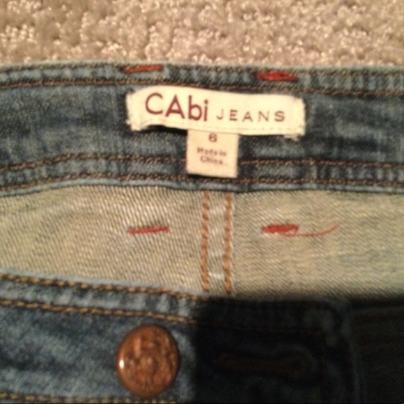 Cabi Brand woman size 6 (30” by 29”)boot cut jeans - Picture 2 of 14